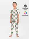 Детская пижама с брюками / Паттерн из кактусов