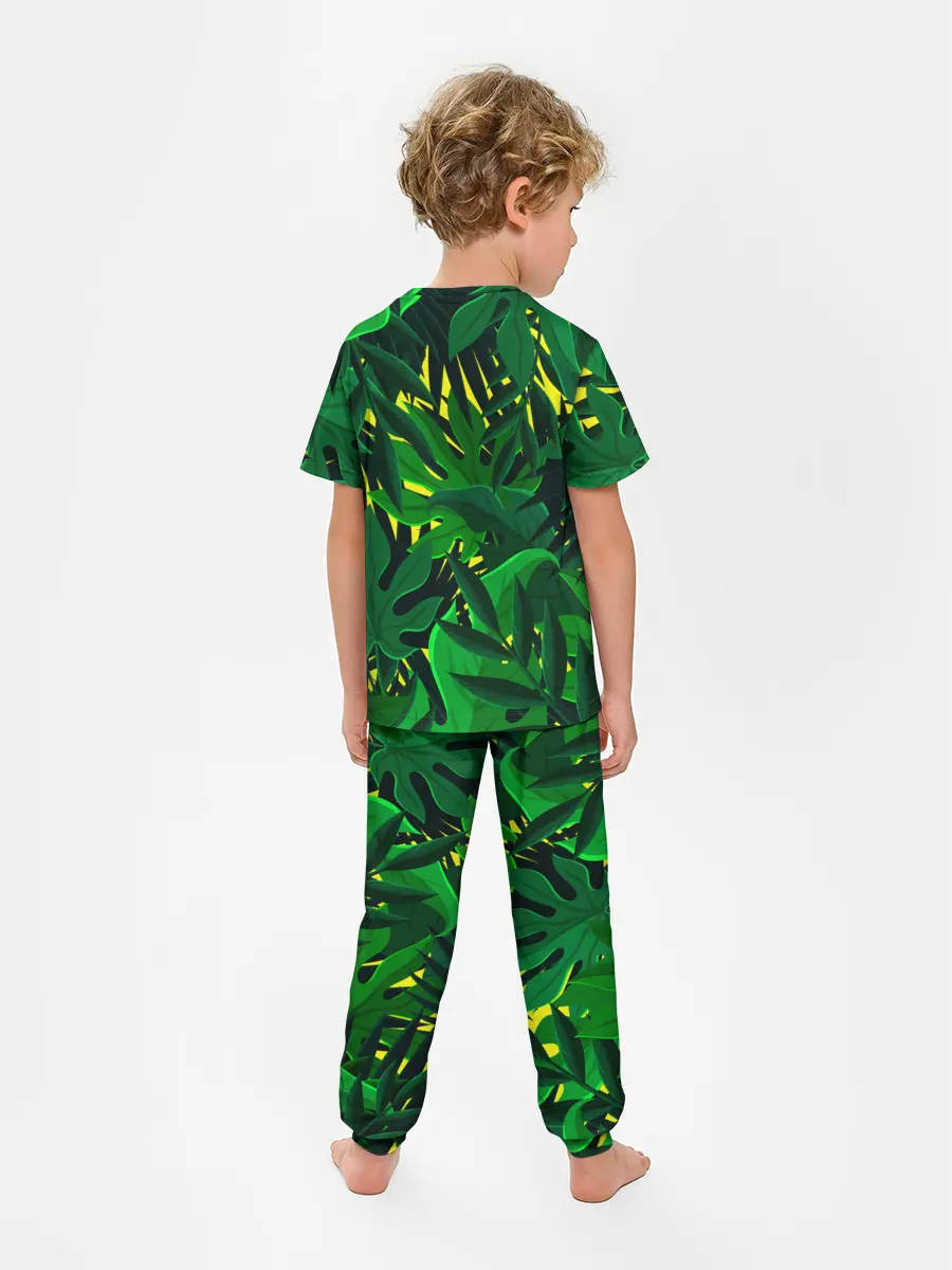 Детская пижама с брюками / В джунглях