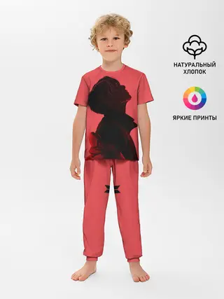Детская пижама с брюками / Pink Jungkook