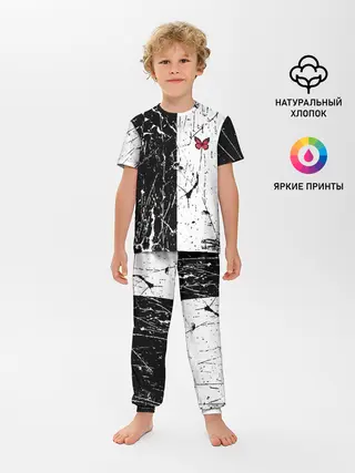 Детская пижама с брюками / ЧБ ГРАНЖ | RED BUTTERFLY