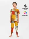 Детская пижама с брюками / КУБЫ 3D
