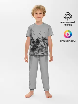Детская пижама с брюками / Рыцарский Турнир