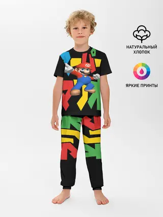Детская пижама с брюками / mario