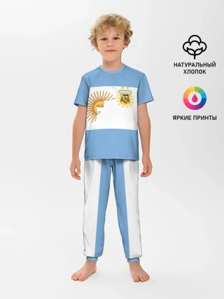 Детская пижама с брюками / Сборная Аргентины