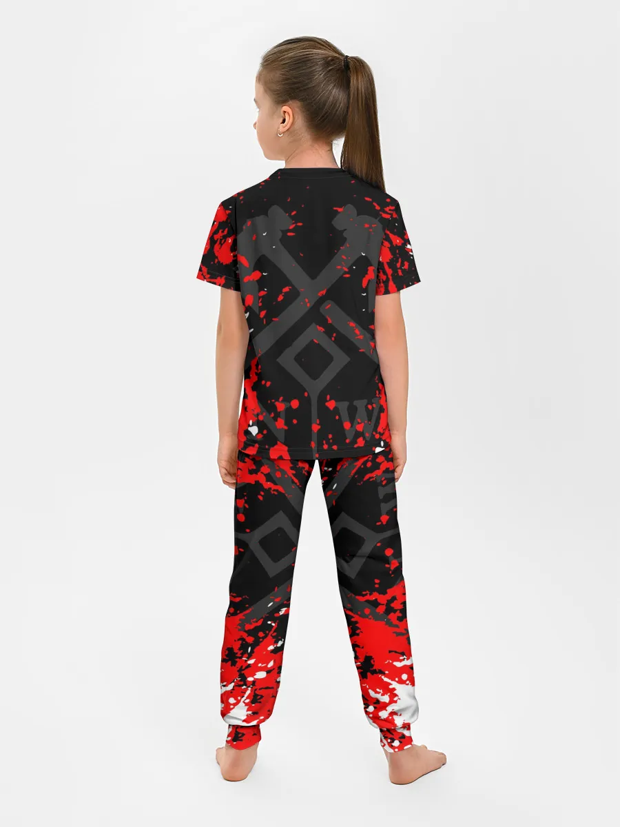 Детская пижама с брюками / NEW WORLD / НЬЮ ВОРЛД / БРЫЗГИ