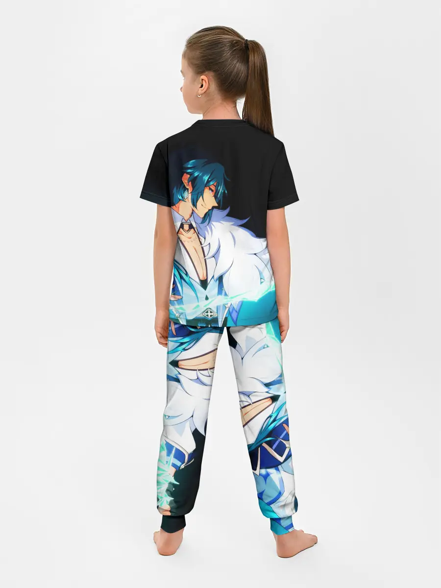 Детская пижама с брюками / Genshin Impact - Кэйа
