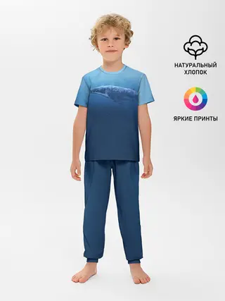 Детская пижама с брюками / Кит