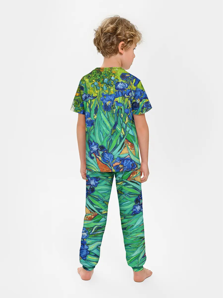 Детская пижама с брюками / Ирисы Ван Гога