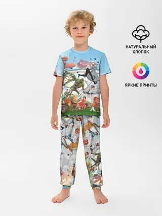 Детская пижама с брюками / Studio Ghibli