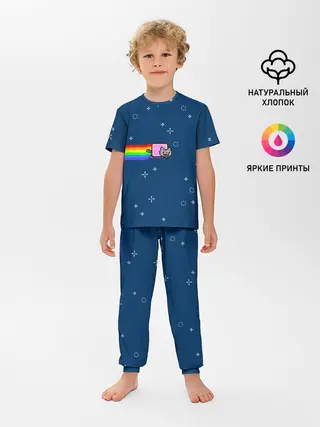 Детская пижама с брюками / Нянкот