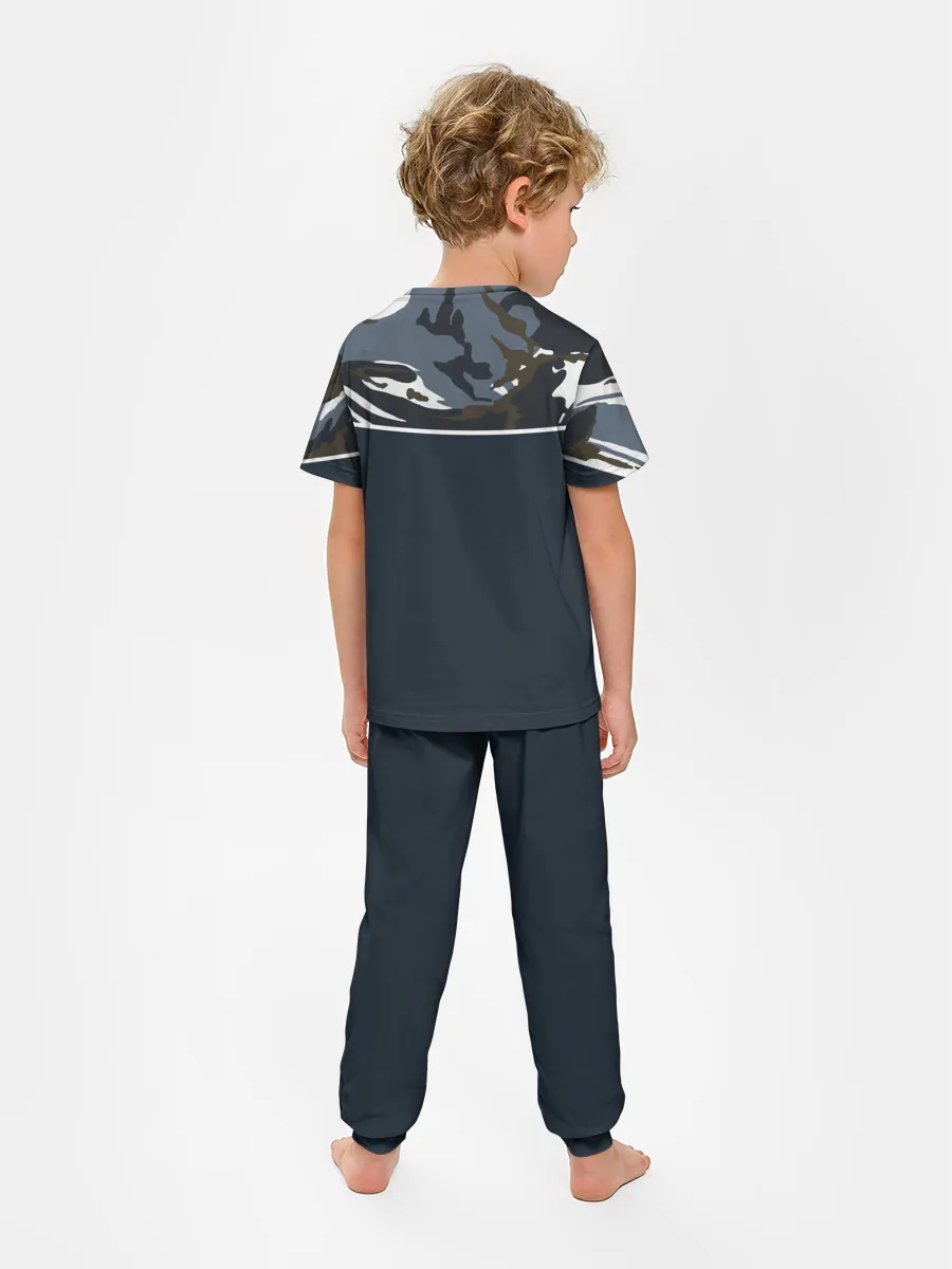 Детская пижама с брюками / Камуфляж 2.0