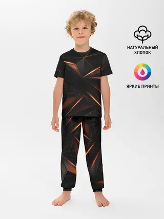 Детская пижама с брюками / Геометрическая Абстракция