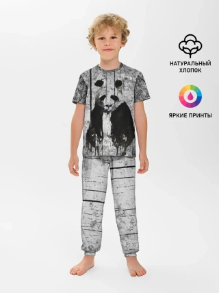 Детская пижама с брюками / Грустная Панда