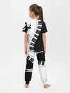 Детская пижама с брюками / Черно Белое пианино