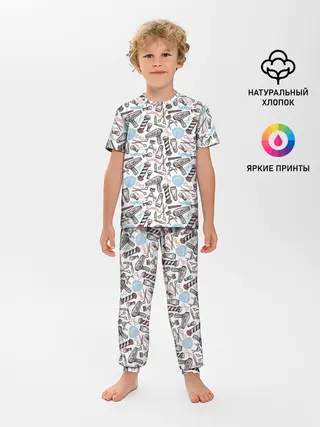 Детская пижама с брюками / Барбершоп