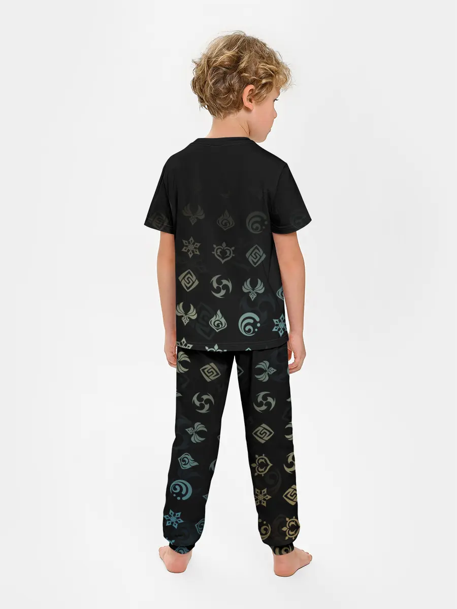 Детская пижама с брюками / Син Цю / Genshin Impact