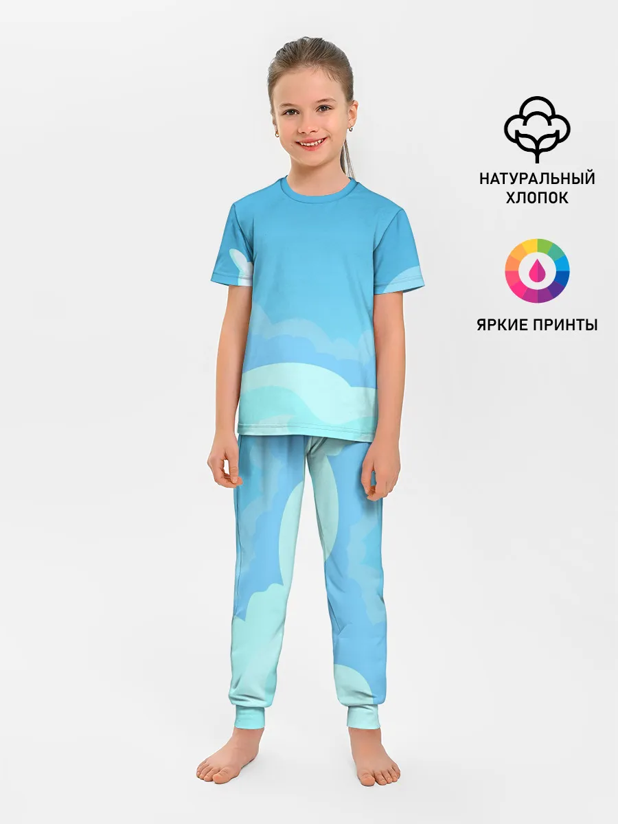 Детская пижама с брюками / Небо после грозы