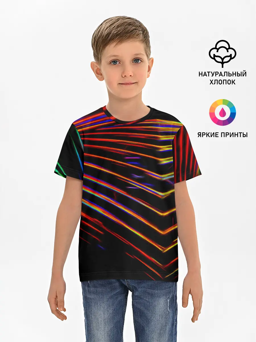 Детская базовая футболка / STRIPES COLOR