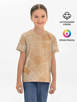 Детская базовая футболка / Просто пластыри