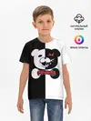 Детская базовая футболка / MONOKUMA / МОНОКУМА GLITCH