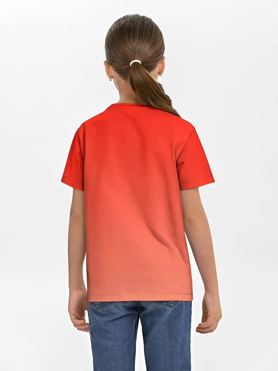 Детская базовая футболка / Повар девушка манга