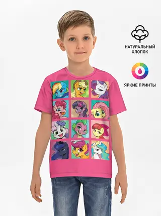 Детская базовая футболка / My little pony
