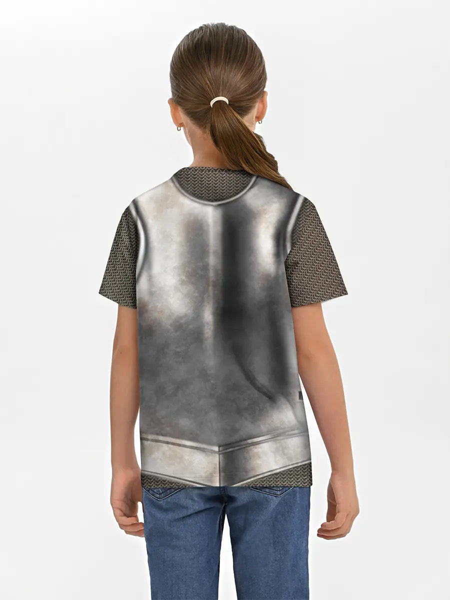 Детская базовая футболка / Доспех рыцаря