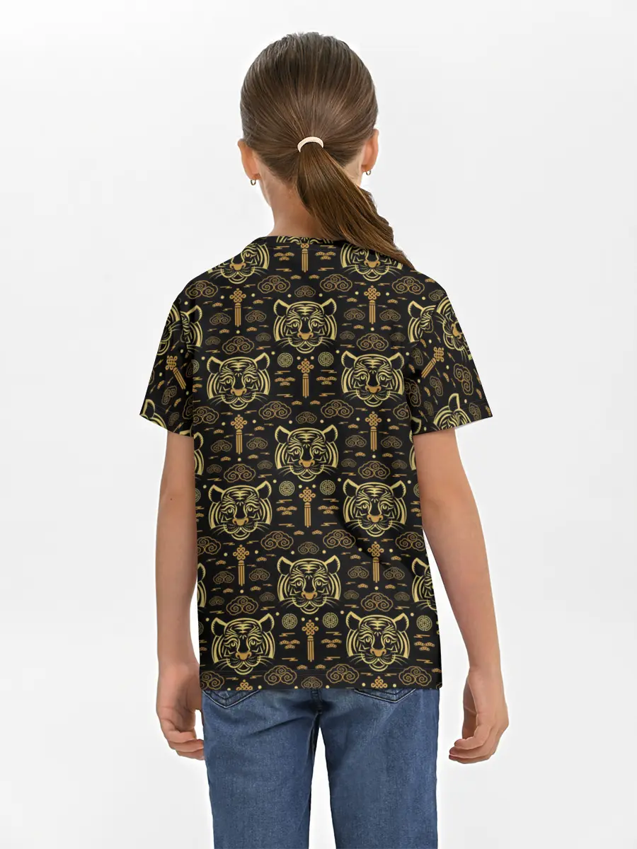 Детская базовая футболка / Тигры / Tigers