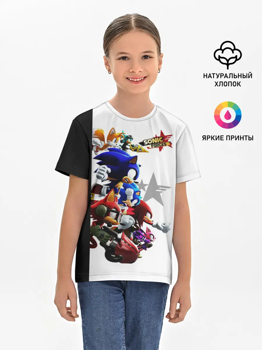 Детская базовая футболка / SONIC