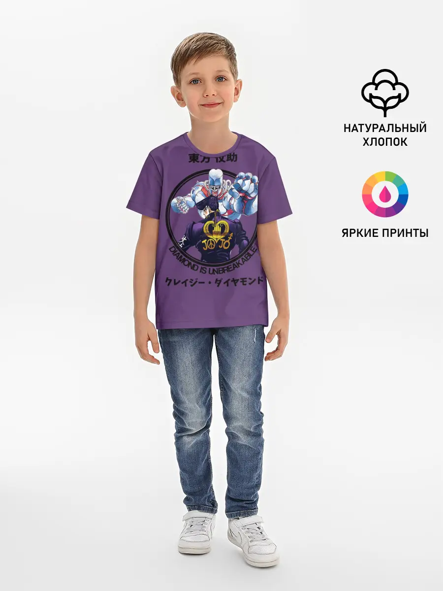 Детская базовая футболка / Приключения ДжоДжо