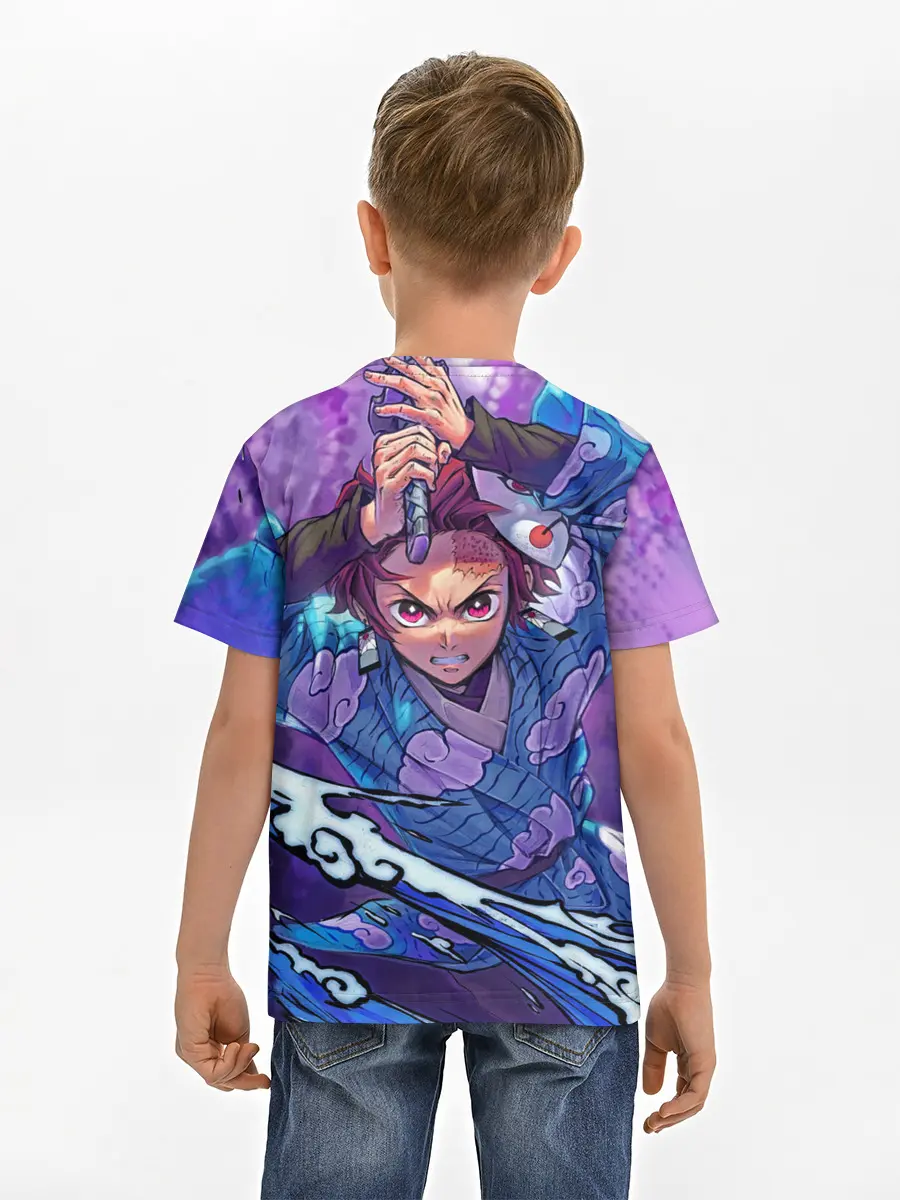 Детская базовая футболка / Танджиро камадо Клинок Демонов