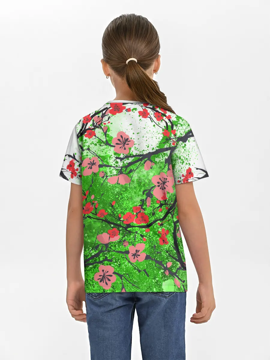 Детская базовая футболка / Сакура | Sakura