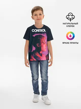 Детская базовая футболка / Контрол | Джесси