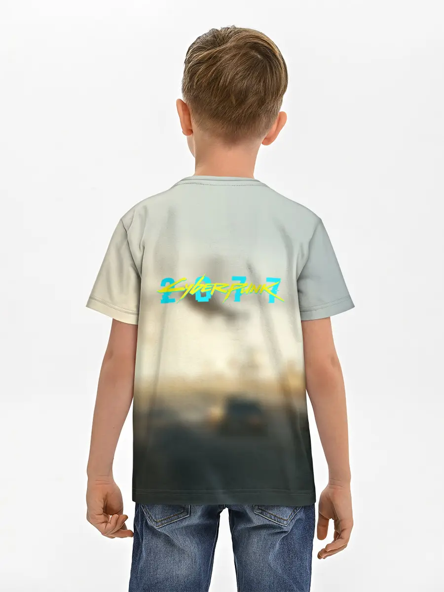 Детская базовая футболка / CYBERPUNK 2077 | КИБЕРПАНК