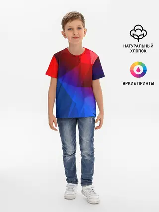 Детская базовая футболка / RED&BLUE