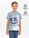 Детская базовая футболка / Marshmello Pixel