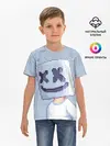Детская базовая футболка / Marshmello Pixel