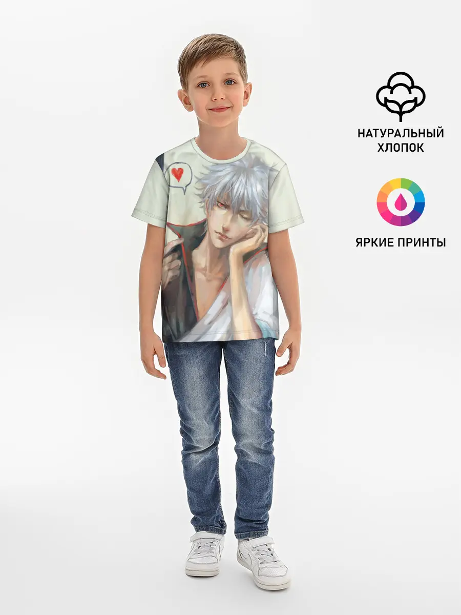 Детская базовая футболка / Sakata Gintoki
