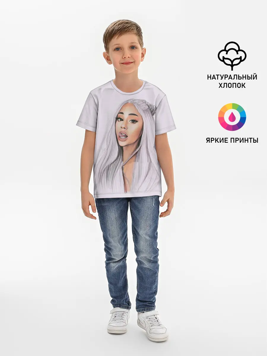 Детская базовая футболка / Ariana Grande