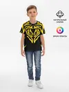 Детская базовая футболка / Узор жёлтый