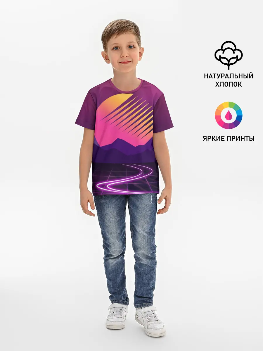 Детская базовая футболка / Digital Art