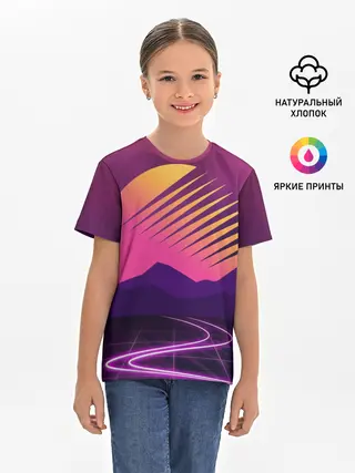 Детская базовая футболка / Digital Art