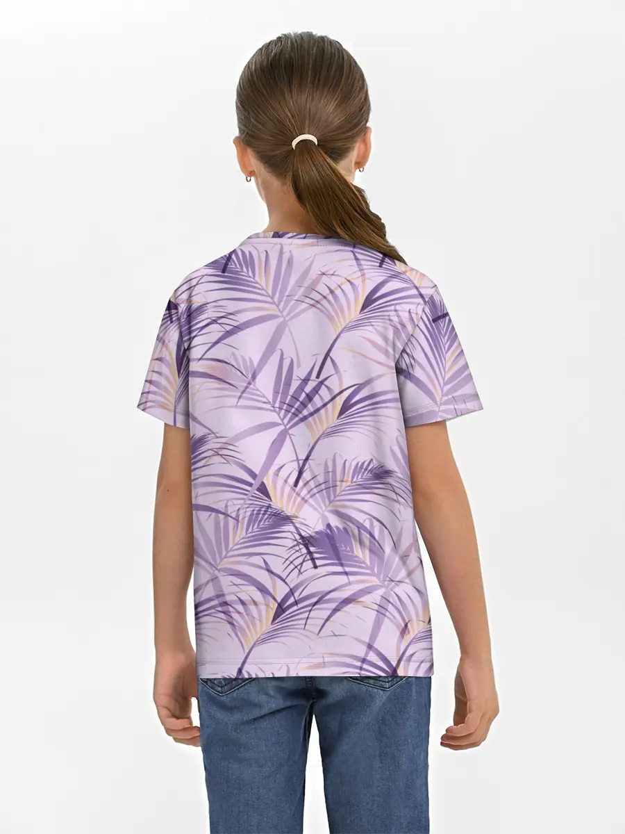 Детская базовая футболка / Листья