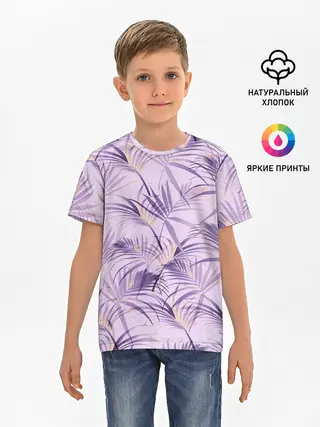 Детская базовая футболка / Листья