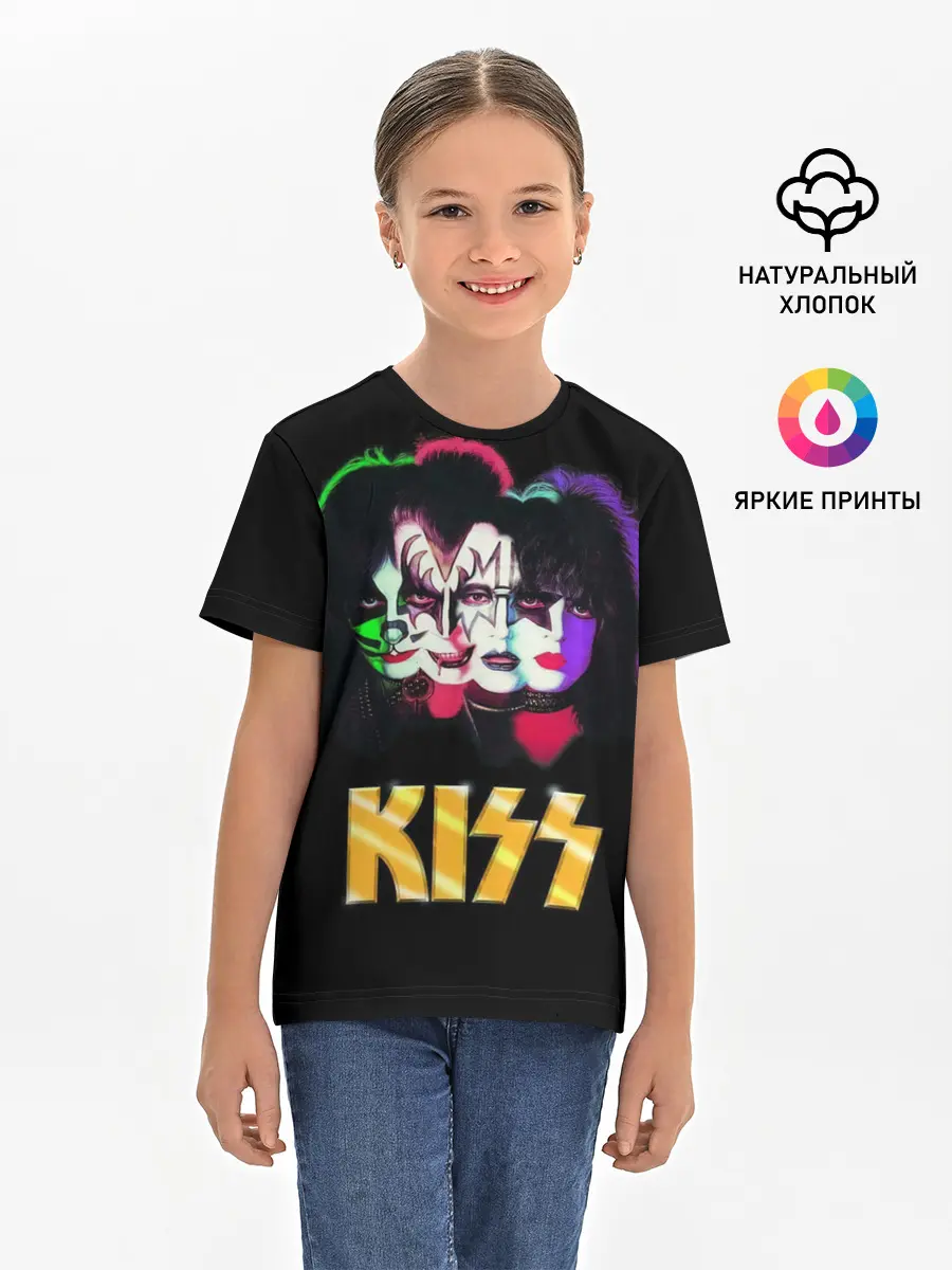 Детская базовая футболка / Четверо из Кисс