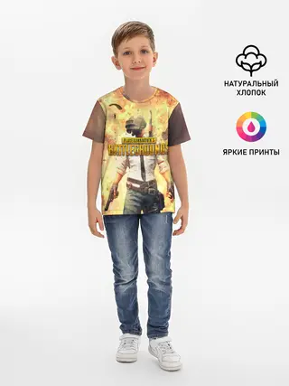 Детская базовая футболка / PUBG BOOM