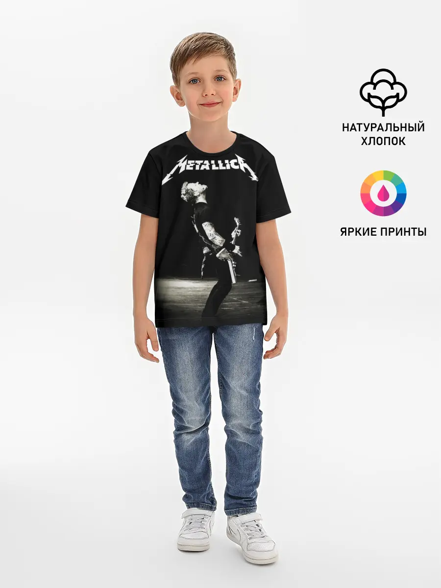 Детская базовая футболка / Metallica