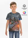 Детская базовая футболка / Стимпанк бой | Steampunk Ship