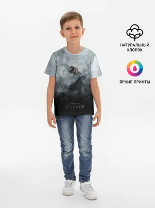 Детская базовая футболка / Победа над драконом