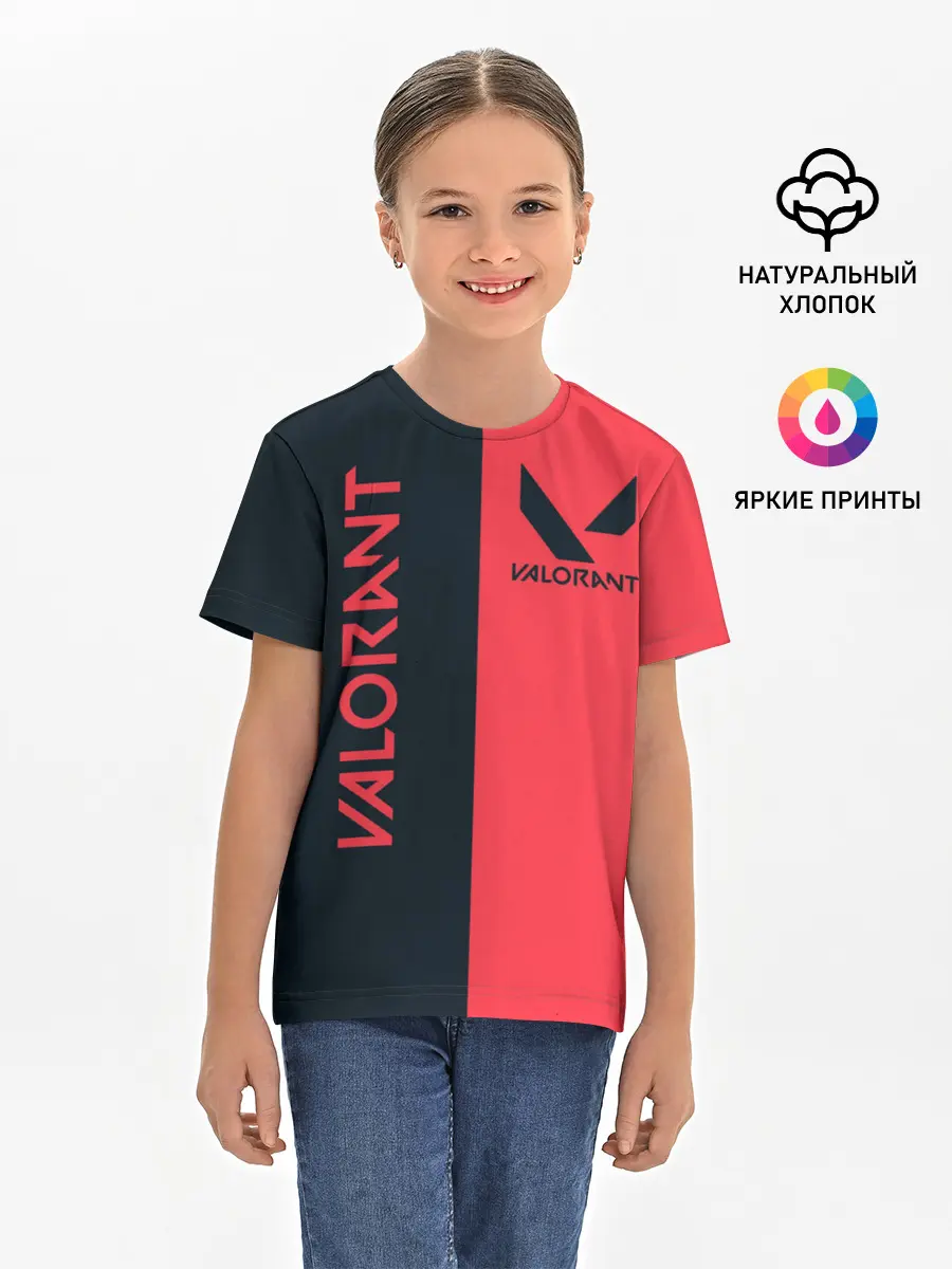 Детская базовая футболка / VALORANT | ВАЛОРАНТ